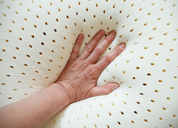 perforated latex mattress pillow texture