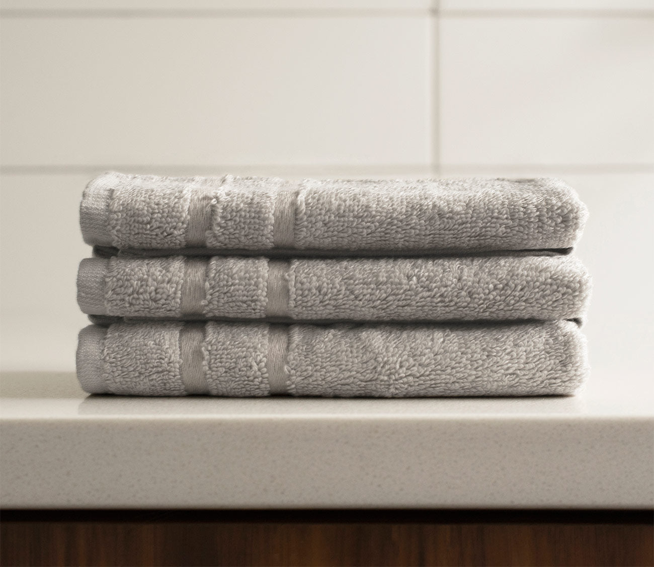 Cariloha Bamboo Bath Towel 3-Piece Set - Harbor Gray