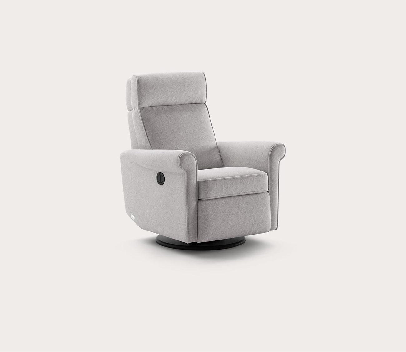 Utopia 4niture Dyan Gray Linen Recliner Chair with Thick Seat