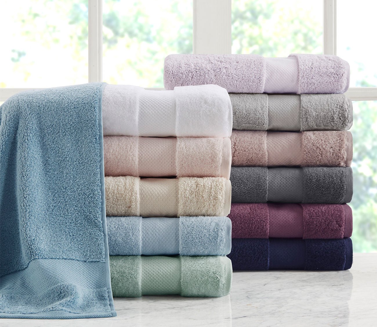 Nurture Sustainable Antimicrobial 6 Piece Towel Set Green