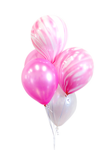 Cotton Candy 5 Pc Starships Balloons