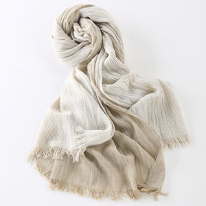 large linen scarf