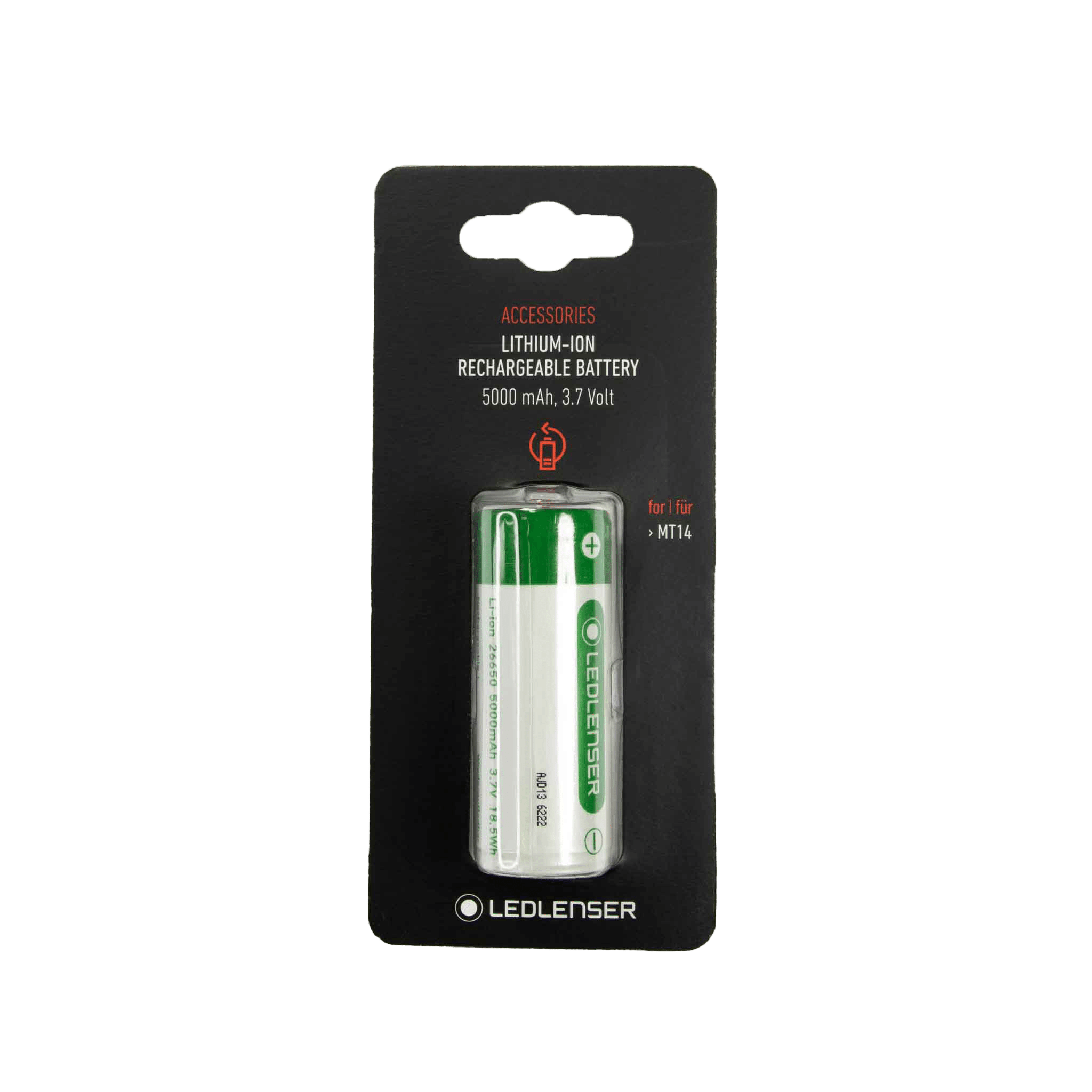 Ledlenser, Rechargeable 18650 Battery, MT10, MH10, MH11, H8R, F1R, P7R,  M7R