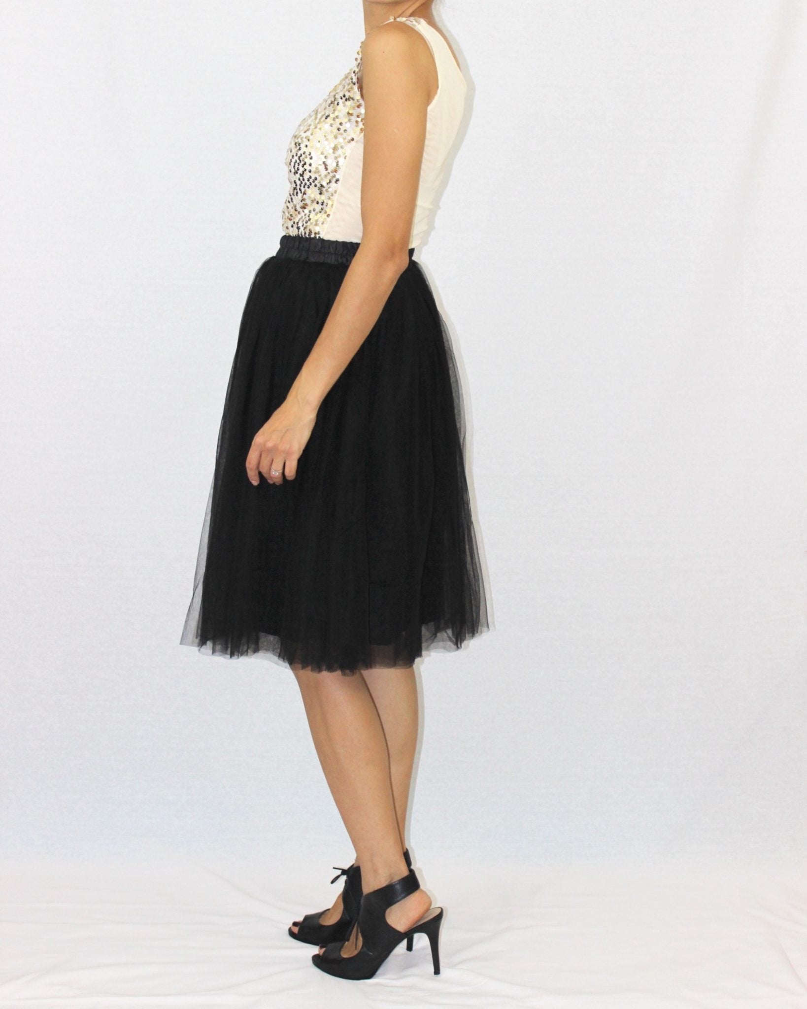 black tulle skirt new york