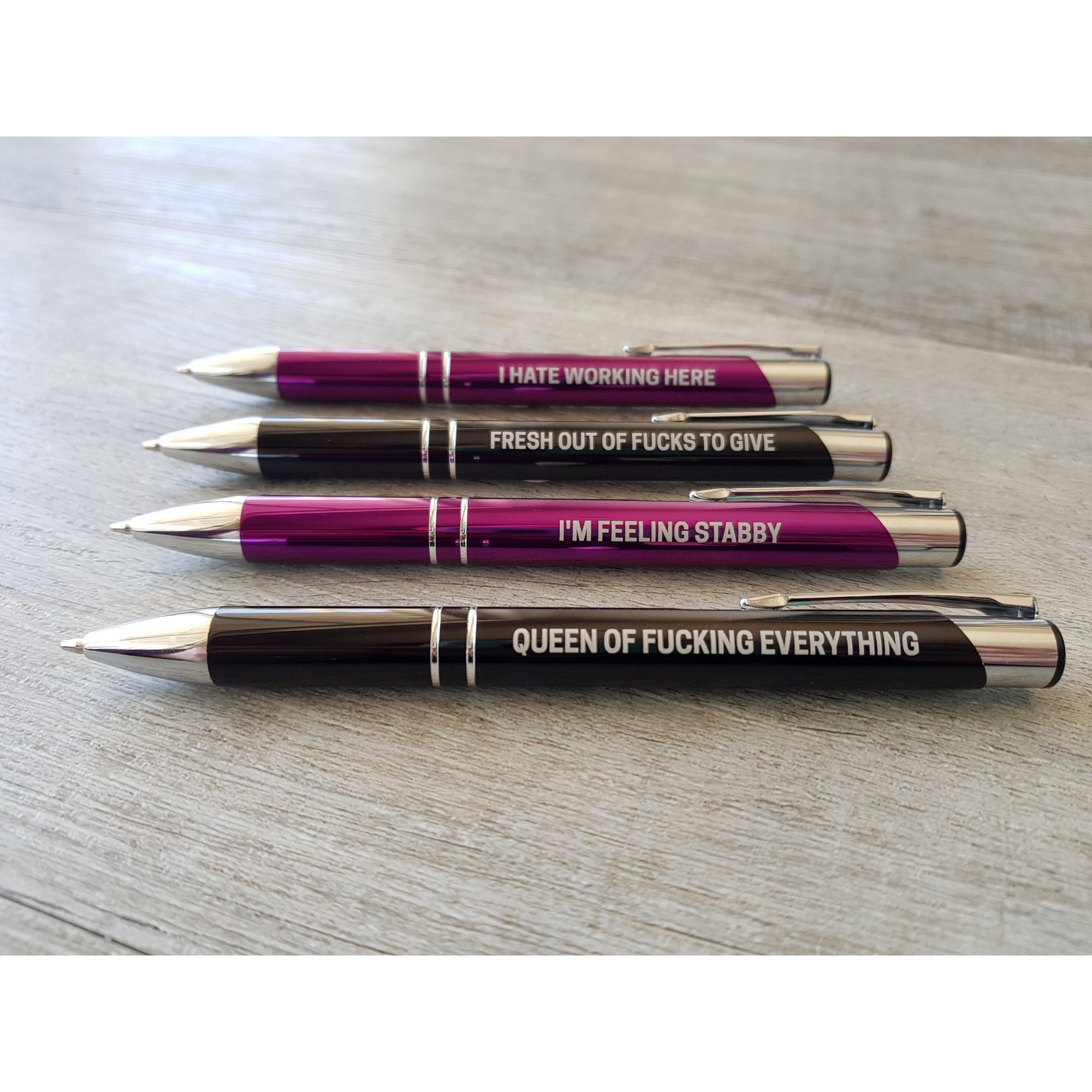 Buy wholesale 5 Pack of pens , The cunt pack of 5 sweary rude and offensive  pens