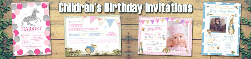 Children's Birthday Invitations