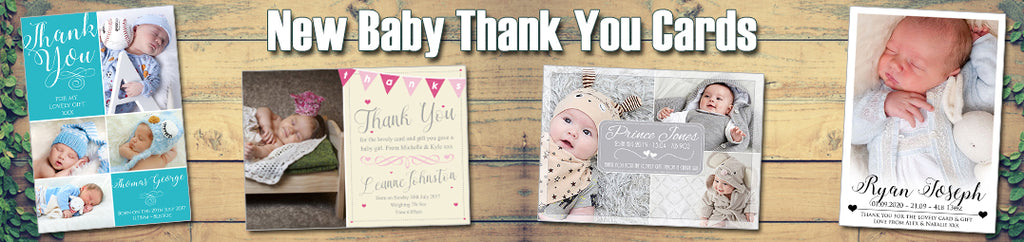 New Born Baby Thank You Cards