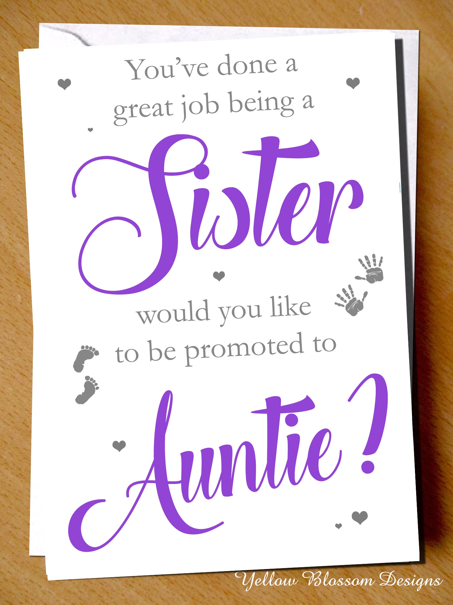 sister promoted to auntie