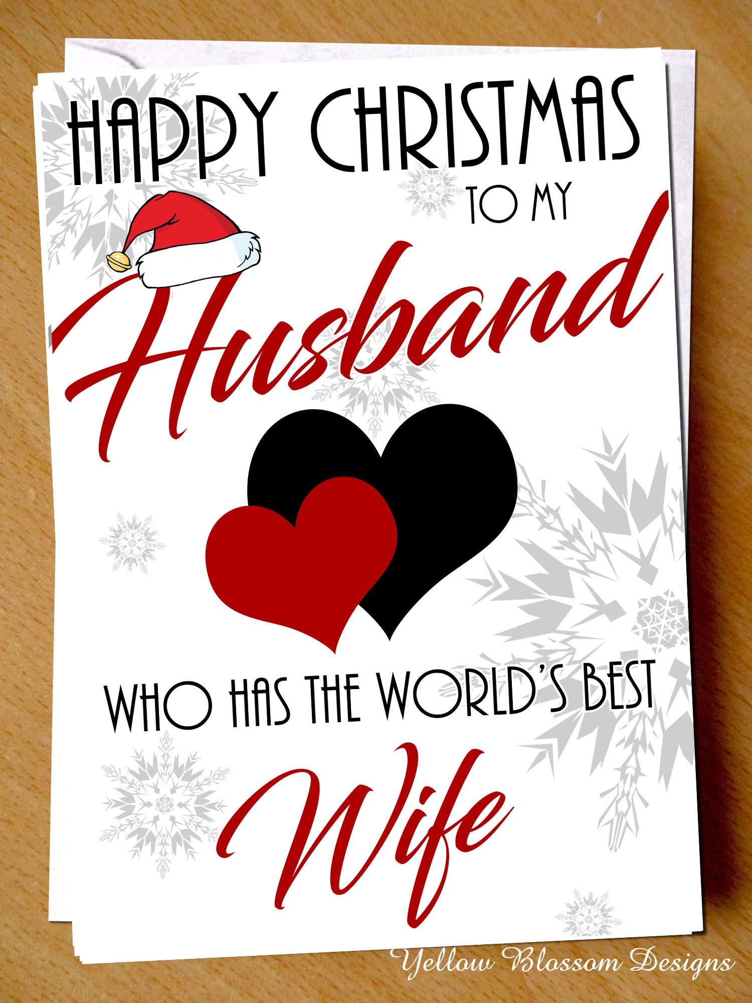 To My Husband Who Has The Worlds Best Wife – YellowBlossomDesignsLtd