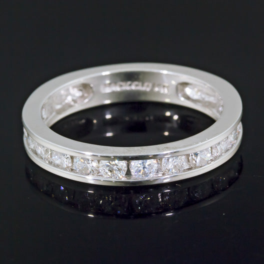 ct tw Round Diamond Ring 14k White Gold 