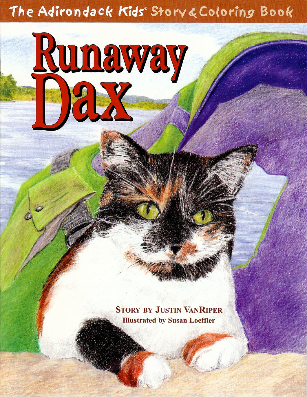 The Adirondack Kids Coloring Book Runaway Dax The Adirondack Kids Store