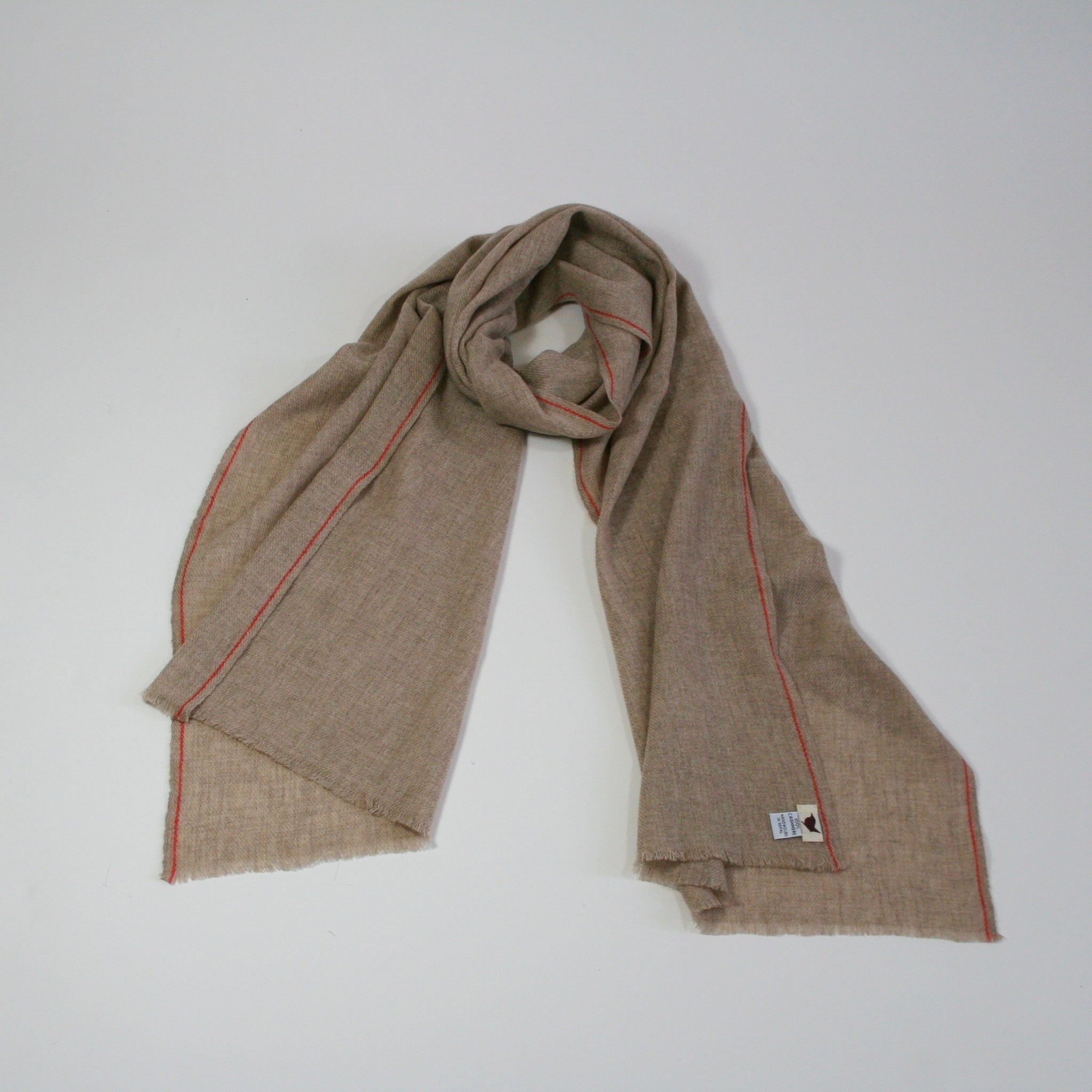 oatmeal cashmere scarf