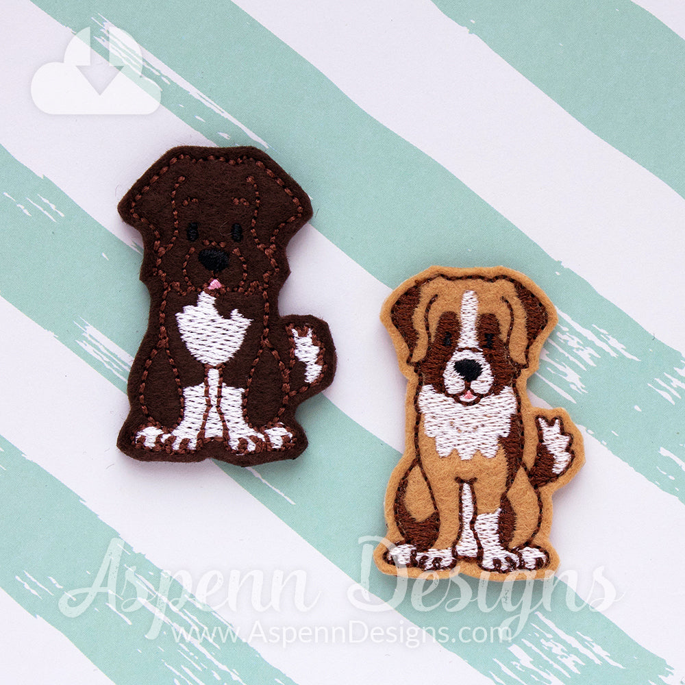 Newfoundland Dog Feltie – Aspenn Designs