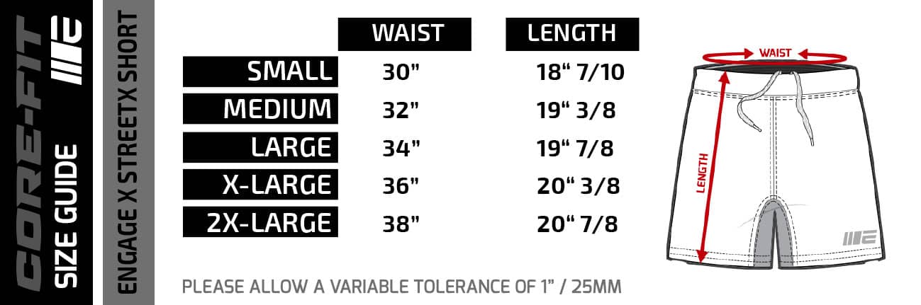 engage-core-tech-ufc-mma-apparel-sizing-guide-online-shop-australia