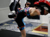 Dan Hangman Hooker wearing Higher Lion MMA Grappling shortsa dn compressions shorts