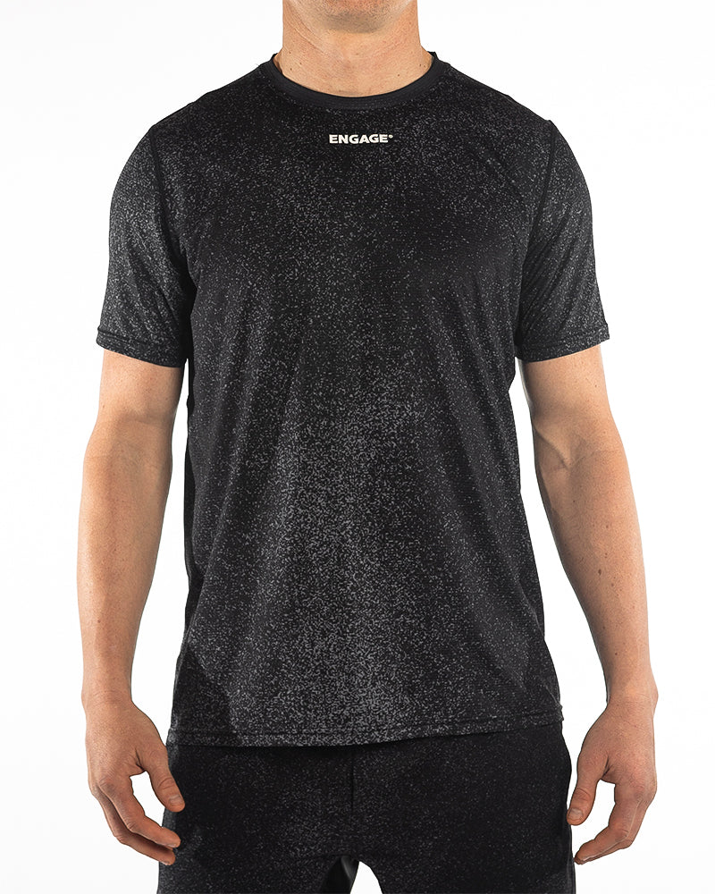 Image of Engage Hybrid Training Short Sleeve Tee (Asphalt)