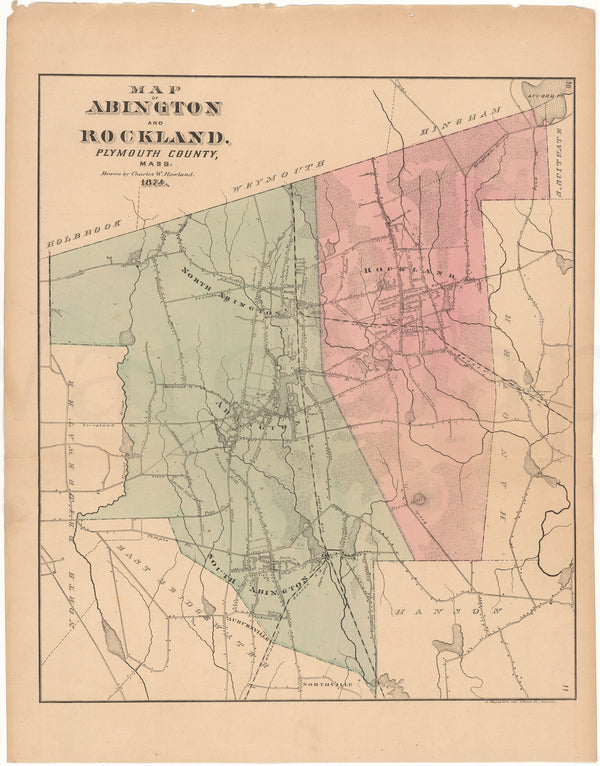 Abington and Rockland, Massachusetts 1874