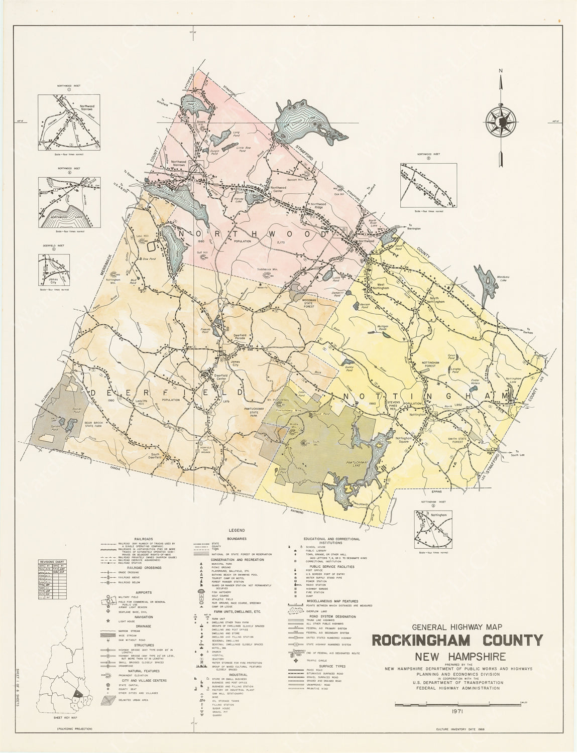 Rockingham County New Hampshire 1971 07 Of 07 Wardmapsts By Wardmaps Llc 4846