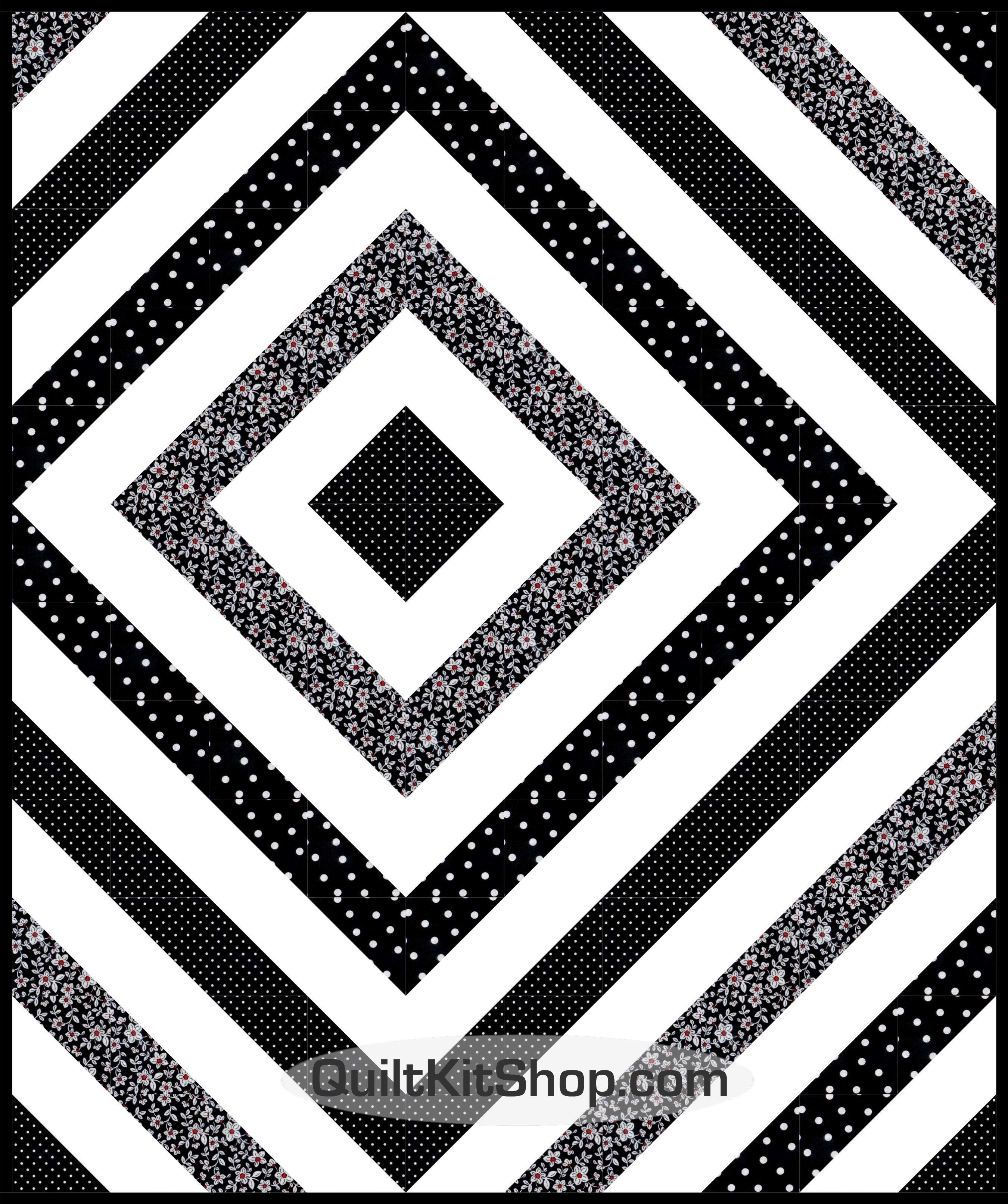 black and white quilt cover set