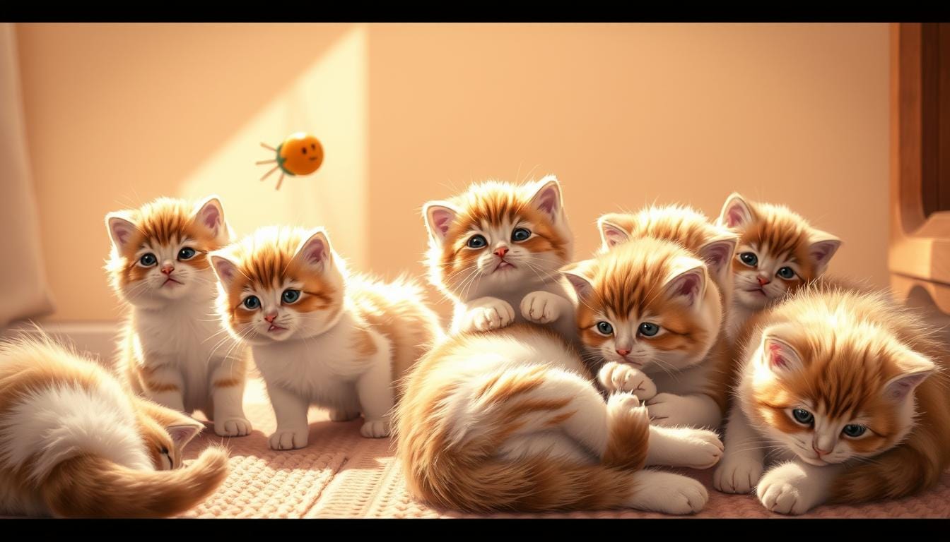 chatons scottish fold jouant