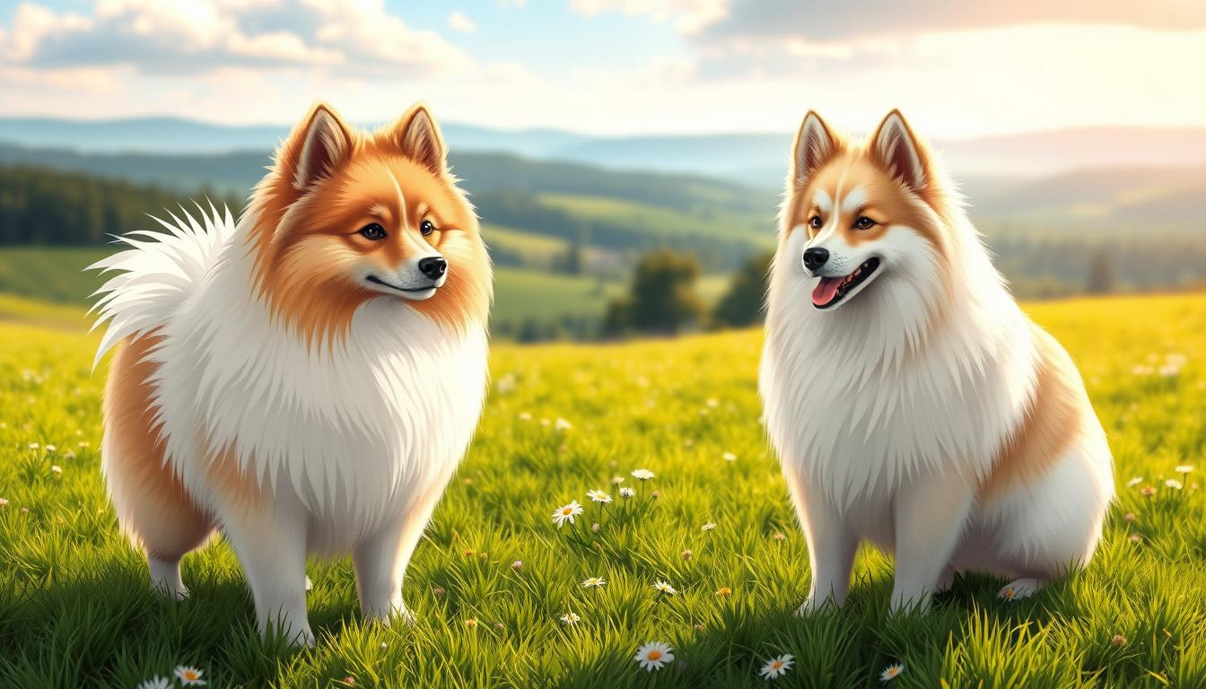 Spitz nain et Spitz allemand comparés