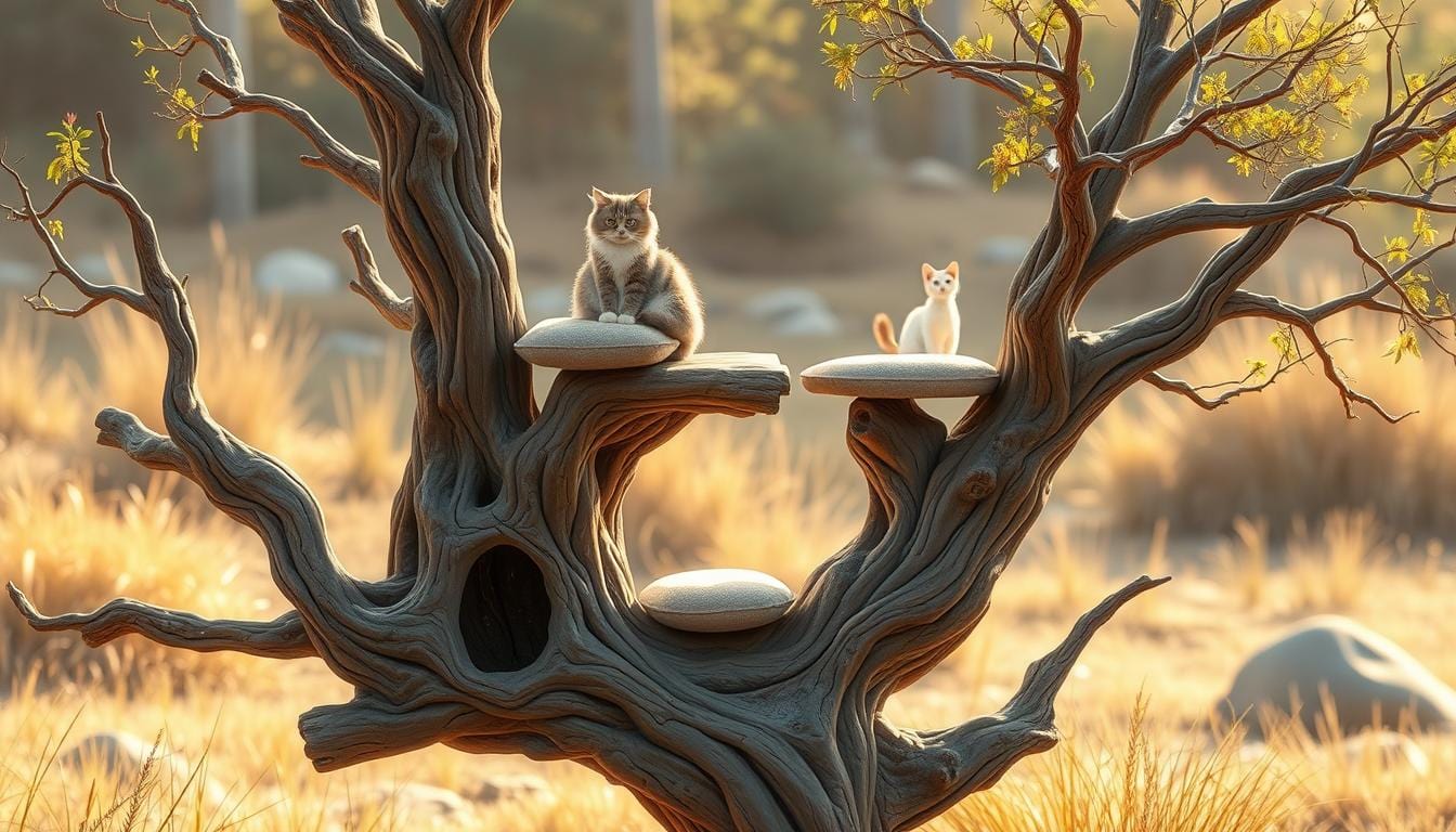 design unique arbre à chat
