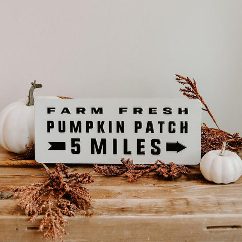 Pumpkin Patch Decorative Sign