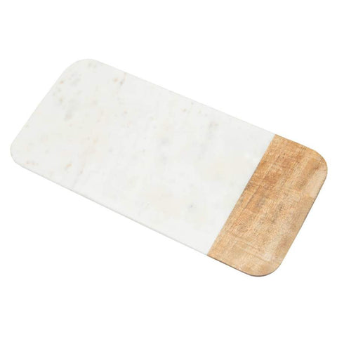 Marble and Wood Cheese Board