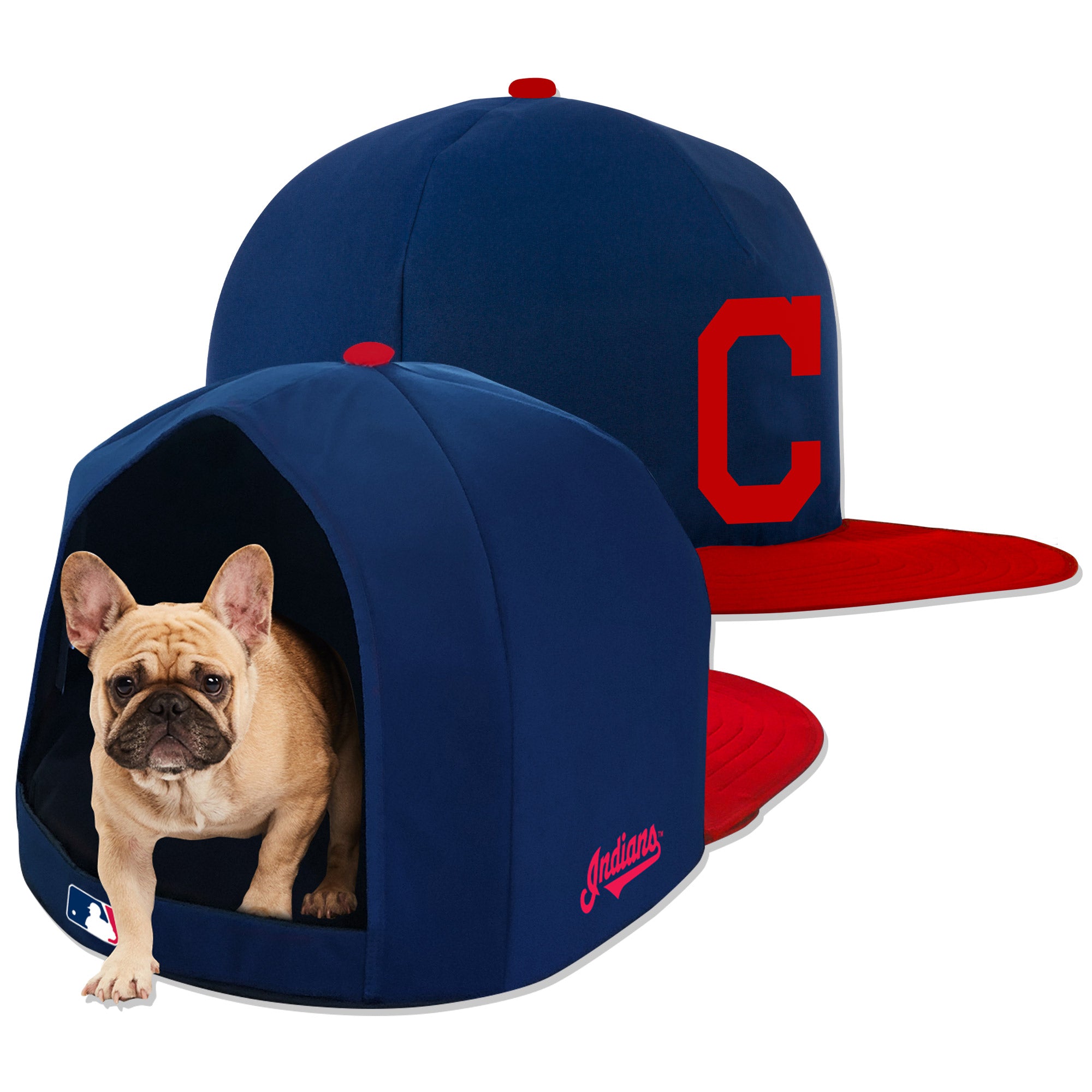 Dog Hat Braves Sports Fabric 