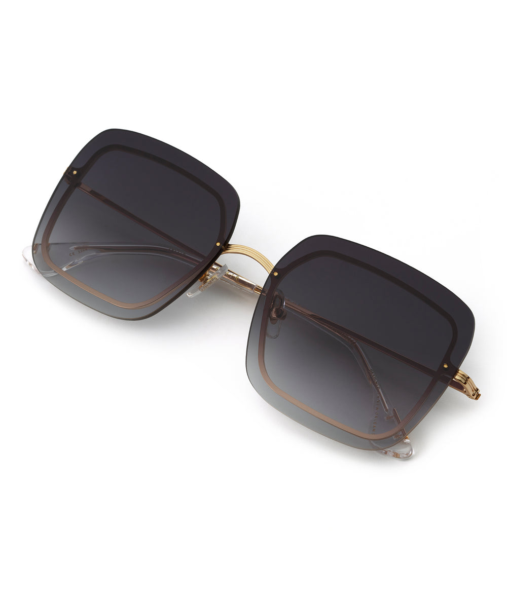 BLAIR | 18K + Crystal Handcrafted, Stainless Steel Sunglasses