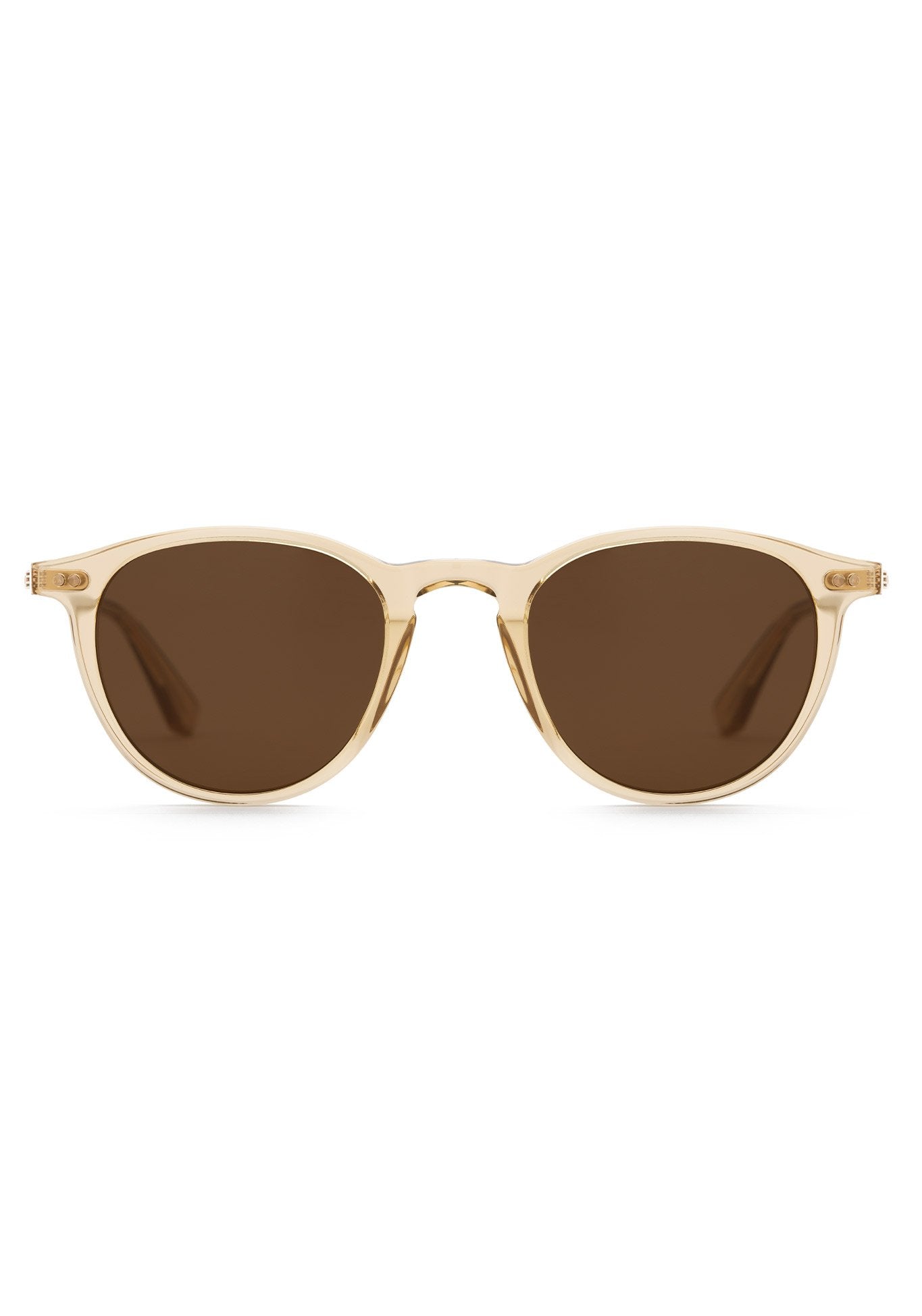 KREWE KENNER - Sweet Tea - Men/Women Polarized Round Sunglasses - 48