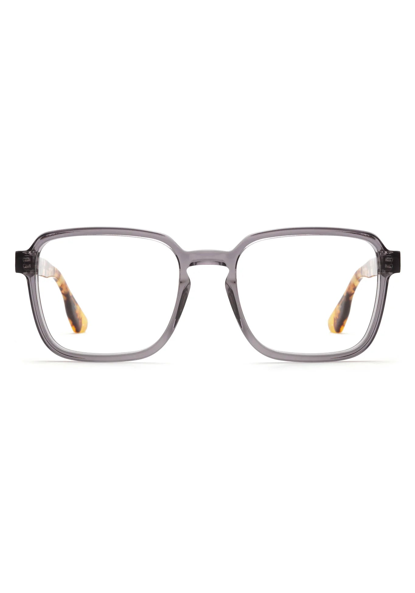 RUFFIN | Ash + Chai Handcrafted, Grey and Tortoise Shell Acetate KREWE Eyeglasses