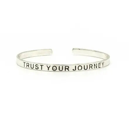 Trust Your Journey Cuff - Silver – MN Alumni Market