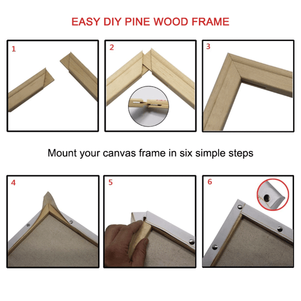 How to frame your canvas