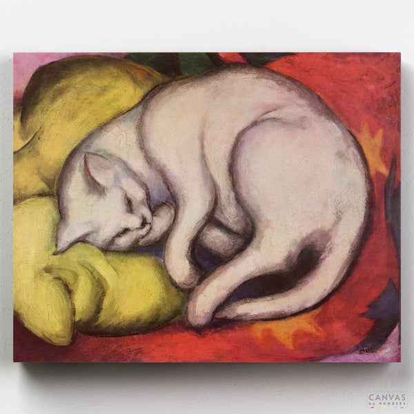 Cat on a Yellow Pillow from Franz Marc