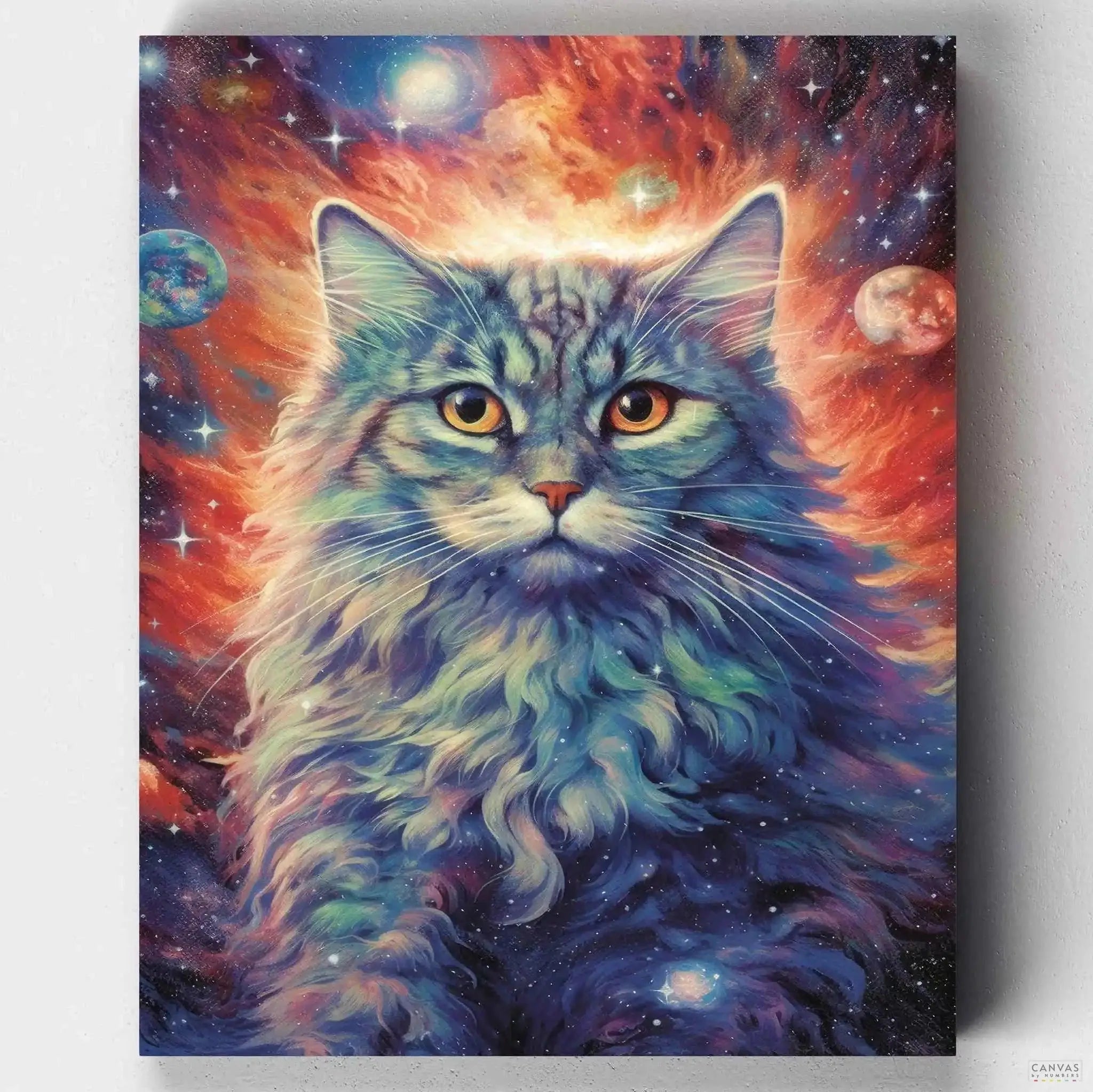 Feline Astral Soul - Cat Paint by Numbers