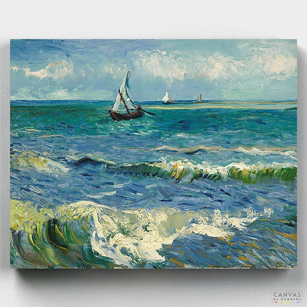 The Sea at Les Saintes - Vincent Van Gogh
