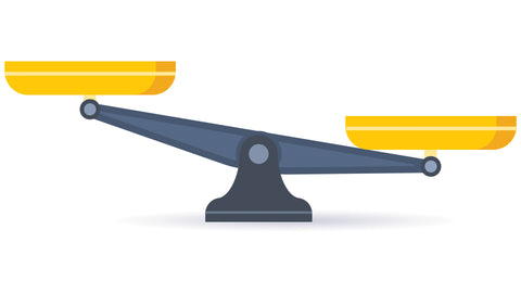 Illustration of a balance scale