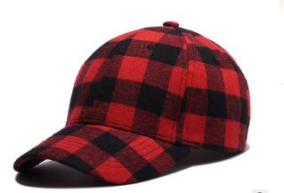 buffalo check baseball cap