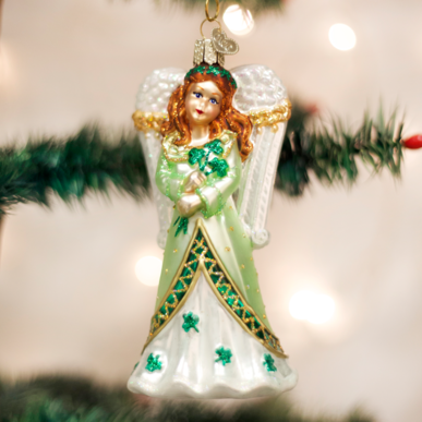 Irish angel Christmas ornament 