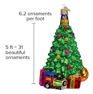 Christmas Tree with Presents Ornament