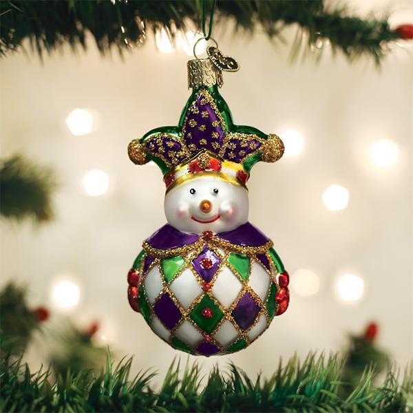 Harlequin Snowman