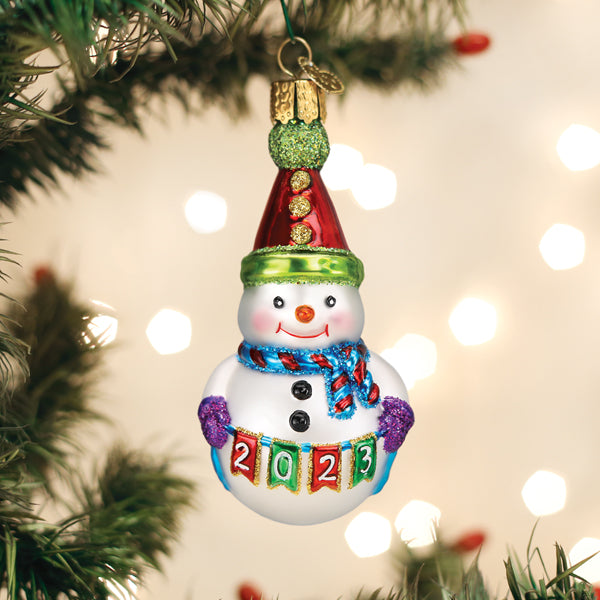 2023 Party Snowman Ornament