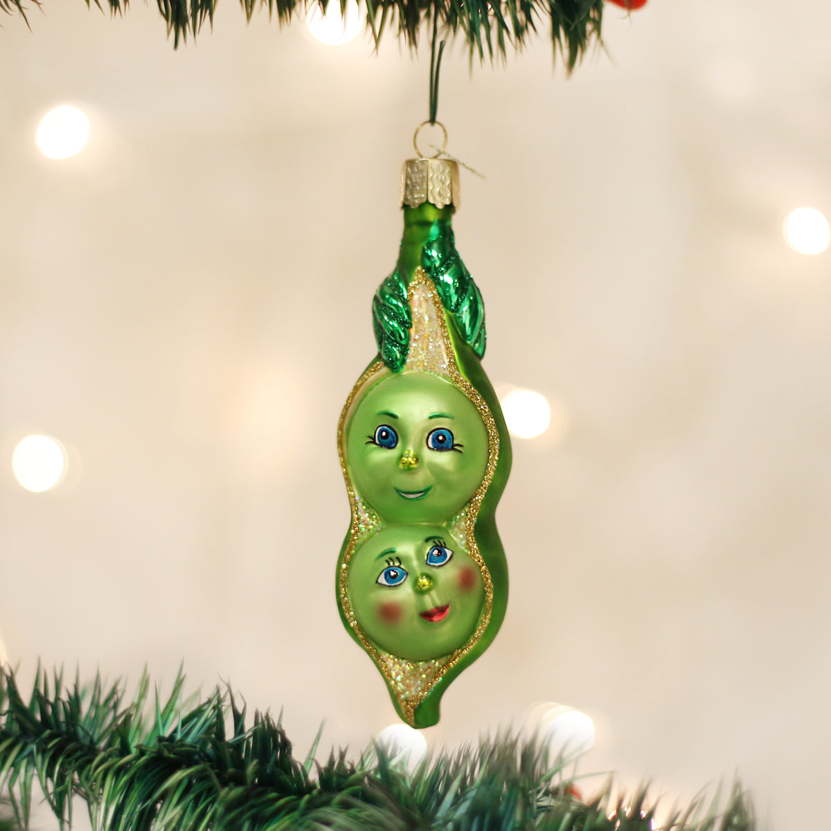 Image of Two Peas In A Pod Ornament