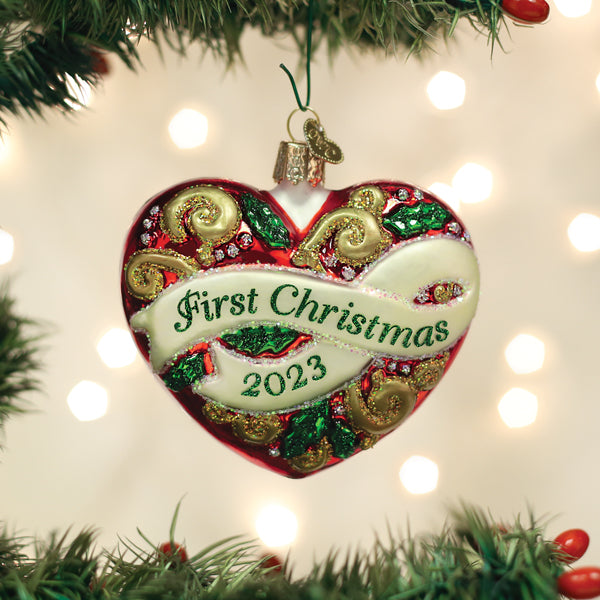 2023 First Christmas Heart Ornament