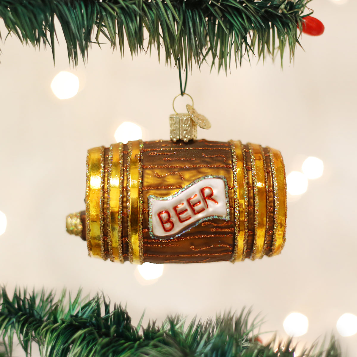 Beer Keg Ornament