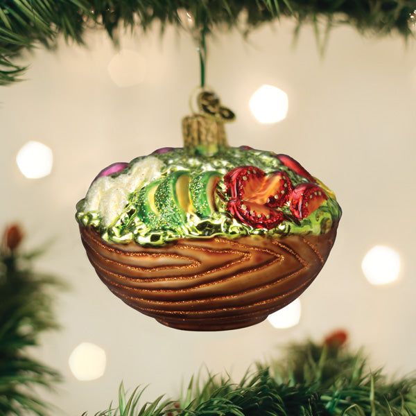 Bowl Of Salad Ornament