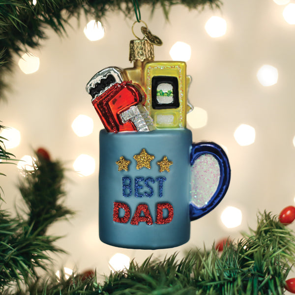 Image of Best Dad Mug Ornament