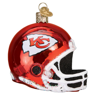 Kansas City Chiefs Helmet Ornament Old World Christmas