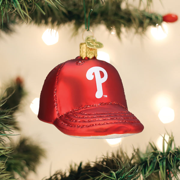 Phillies Baseball Cap Ornament